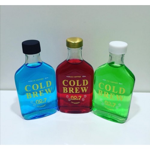 200cc Yassı Cold Brew Şişesi - BASKI10