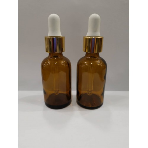 30cc Amber Pipetli Damlalıklı Şişe - APD04