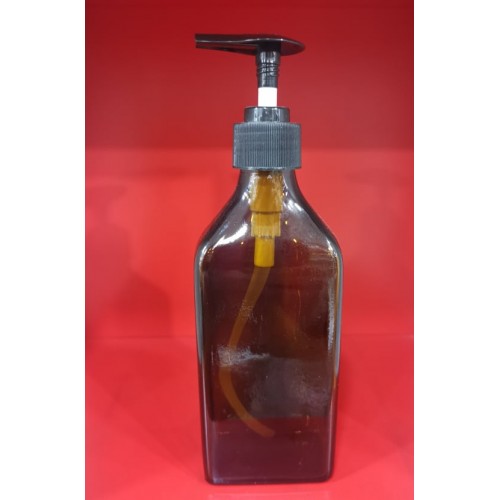 250cc Yassı Amber Sıvı Sabunluk - YAS01